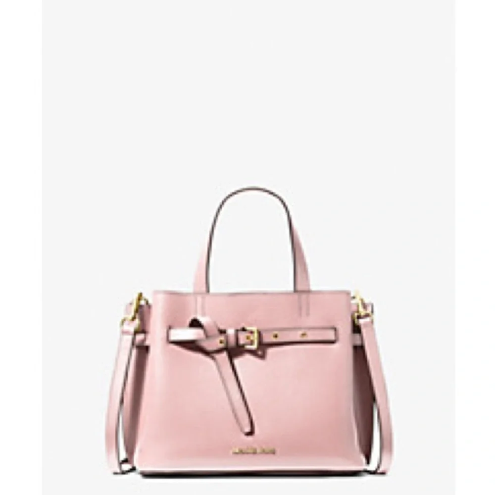 MK Emilia Leather Satchel POWDER BLUSH - Picture 8 of 11